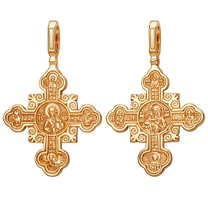 Крест из красного золота