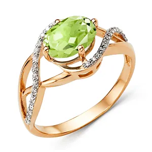 Кольцо из красного золота