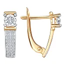 Серьги из красного золота