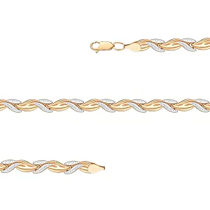 Браслет из красного золота