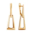 Серьги из красного золота