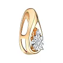 Подвеска из красного золота