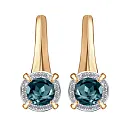 Серьги из красного золота