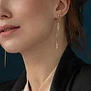 Серьги из красного золота