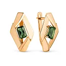 Серьги из красного золота