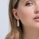 Серьги из красного золота