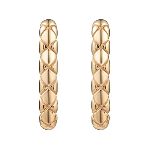 Серьги из красного золота