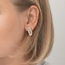 Серьги из красного золота