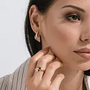 Серьги из красного золота