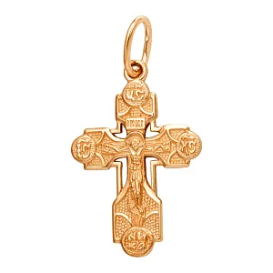 Крест из красного золота