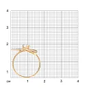 Кольцо из красного золота с фианитами