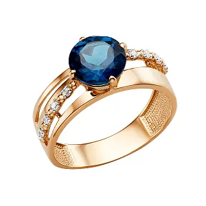 Кольцо из красного золота