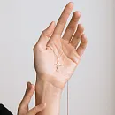 Крест из красного золота