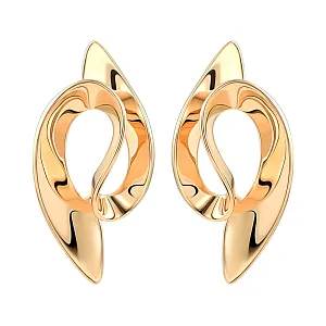 Серьги из красного золота