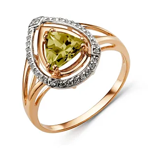 Кольцо из красного золота