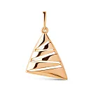 Подвеска из красного золота