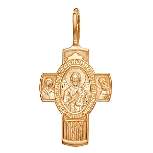 Крест из красного золота