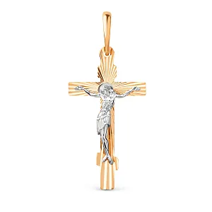 Крест из красного золота