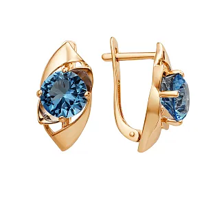 Серьги из красного золота