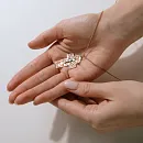 Подвеска из красного золота