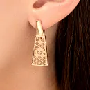 Серьги из красного золота