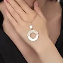 Подвеска из красного золота