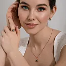 Серьги из красного золота