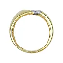 Кольцо из желтого золота с бриллиантами