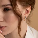 Серьги из красного золота
