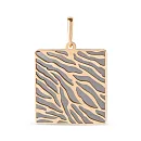 Подвеска из красного золота