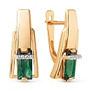 Серьги из красного золота