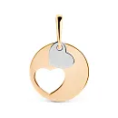 Подвеска из красного золота