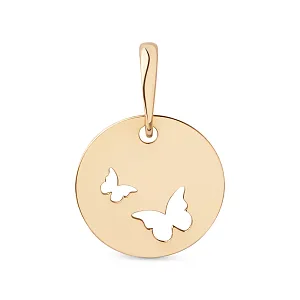 Подвеска из красного золота