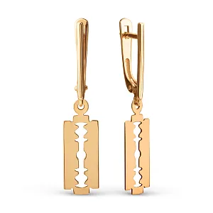 Серьги из красного золота