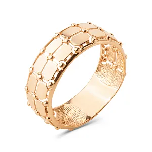 Кольцо из красного золота