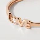 Кольцо из красного золота с фианитом