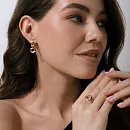 Серьги из красного золота