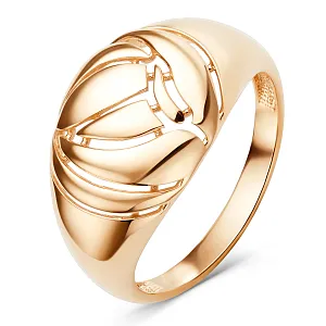 Кольцо из красного золота