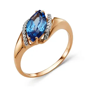 Кольцо из красного золота