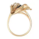 Кольцо из красного золота