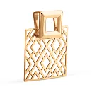 Подвеска из красного золота