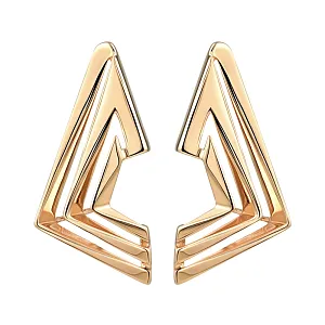 Серьги из красного золота