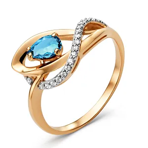 Кольцо из красного золота