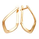 Серьги из красного золота