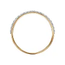 Кольцо из красного золота с бриллиантами