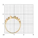 Кольцо из красного золота