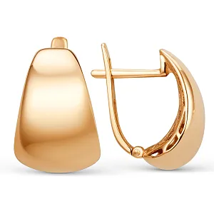 Серьги из красного золота