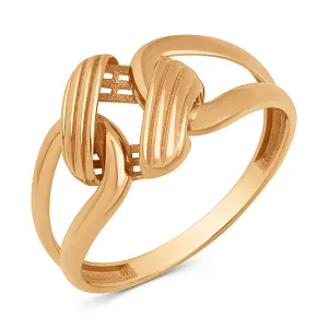 Кольцо из красного золота