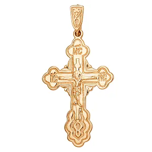 Крест из красного золота