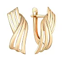 Серьги из красного золота